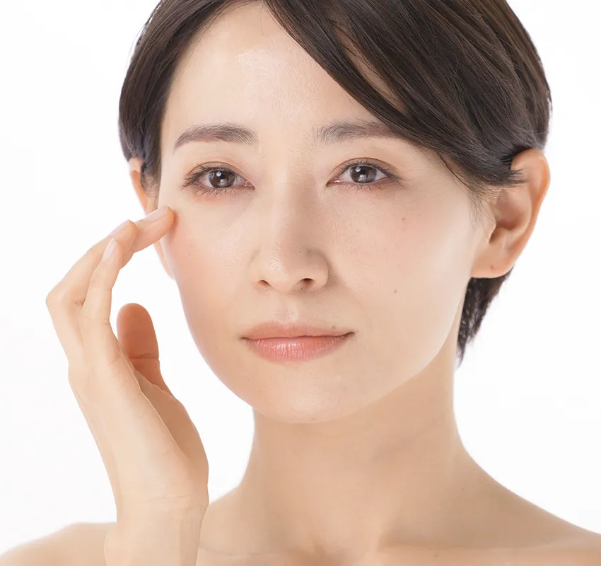 肌を気にする女性